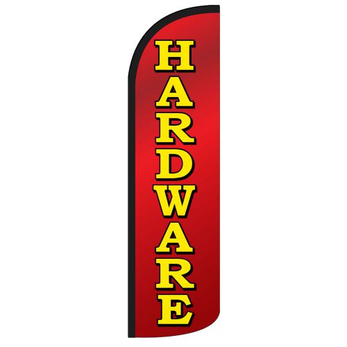 Hardware Extra Wide Swooper Flag Jumbo Sign Feather Banner 16ft