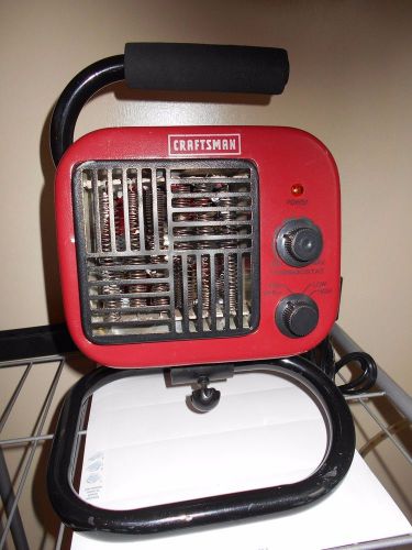 Craftsman Red Compact Metal Shop Metal Heater/Fan 90250