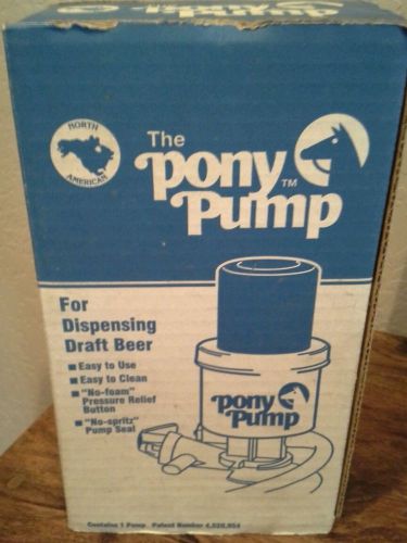 &#034;The Pony Pump&#034; - Keg Tap For Dispensing Draft Beer w Box &amp; Manual