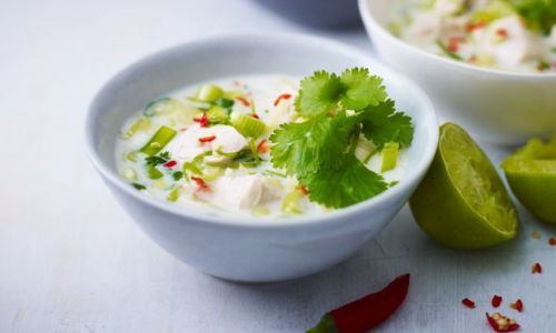 Thai Recipe Coconut Ginger Soup Food Delicious Dish Asian Cooking Menu Cuisine