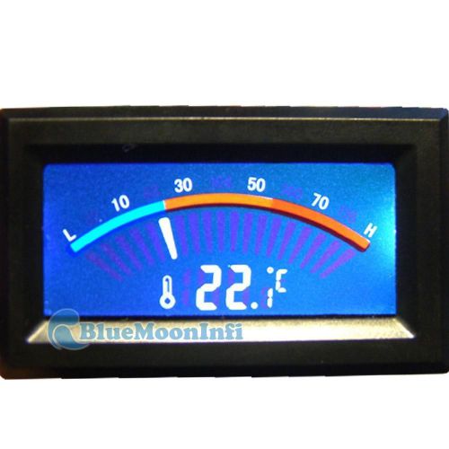LCD Digital Thermometer 5V Temperature 4-pin Meter Gauge PC MOD -20 to 70 probe