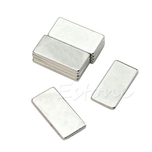 10 x Strong Block Cuboid Fridge Magnets Rare Earth Neodymium 20 x 10 x 2MM N35