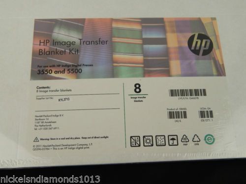 NEW HP Indigo Presses Image Transfer Blanket Kit Series 3550/5500 Q4607B