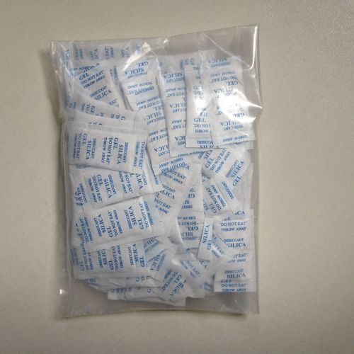 100 Silica Gel Packets Desiccant Non Toxic Absorb Moisture desiccant Drypack