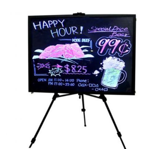 LED Menu Board 16x24&#034; Message Sign display dry erase Fluorescent Neon Writing