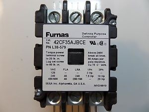 Furnas definite purpose contactor, 3 pole, 24 volt coil, 40 amp, 42cf35ajbce for sale