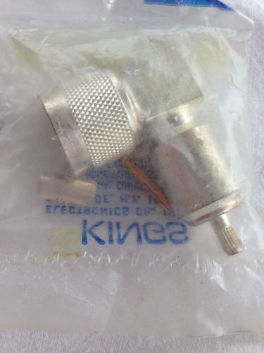 Kings KN-59-245, M39012/05-0503, Coaxial Connector, N Plug, 50 Ohm, Rt Angle