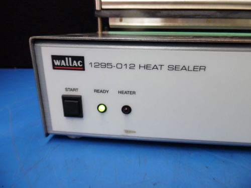 WALLAC 1295-012 PLASTIC BAG HEAT SEALER 12&#034; WORKS PERFECTLY