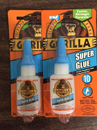 New 2 gorilla 20 g super glue - free shipping for sale