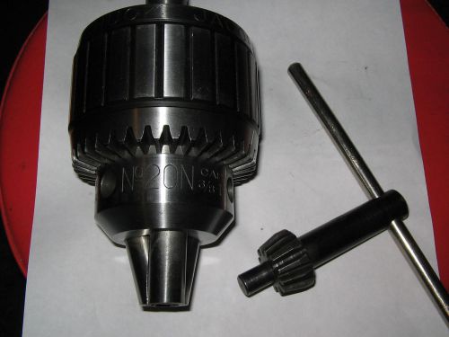 Jacobs # 20n super chuck , jt5 mount, 3/8&#034; to 1&#034; capacity, nos for sale