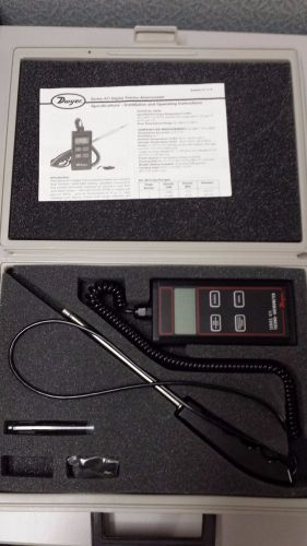 Dwyer 471-3 digital thermo anemometer for sale
