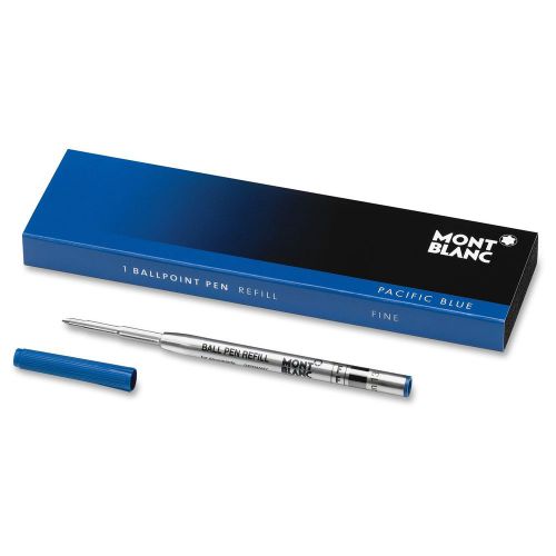 Montblanc Ballpoint Pens Refill - Fine Point - Pacific Blue - 1 Each