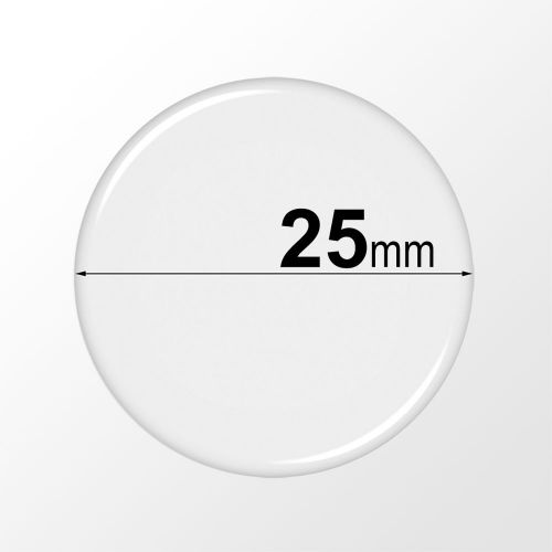 25mm Round Clear Epoxy Stickers - FREE SHIPPING