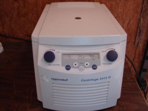 Eppendorf 5415 R refigerated Centrifuge with rotor chills and spins quite TESTED