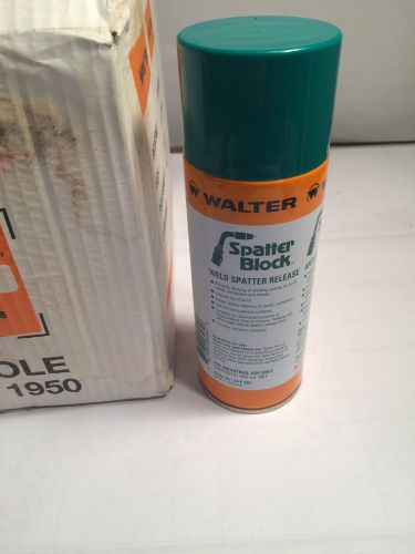 J. WALTER WELD SPATTER BLOCK, #53-F 002, 400 ML SPRAY CANS.