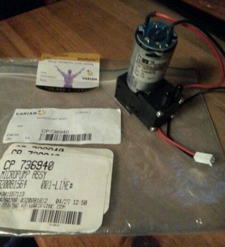 KNF pump,  NMP830KNDC, 12VDC, Varian CP736940 micropump