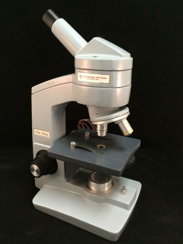 American Optical One-Sixty Compound Microscope 10X 40X