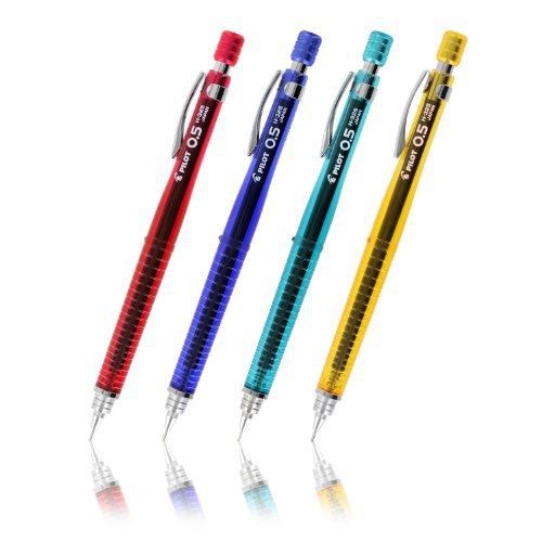 Pilot h-325 drafting mechanical pencil, 0.5 mm, assorted colors - pack of 4 for sale