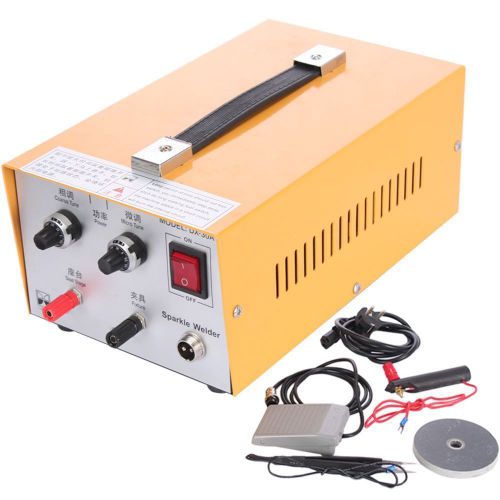 Pulse Sparkle Spot Welder 200W Jewelry Welding Machine Gold Silver Platinum