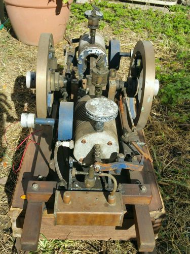 Twin cylinder engine hit and miss model or kit