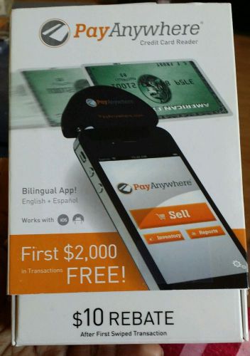 BNIB Pay Anywhere Smartphone Mobile Credit Card Reader NEW IN SEALED BOX
