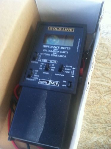 Gold Line ZM-1P Impedance Meter with Protection Relay 390-827 used 4 times MINT