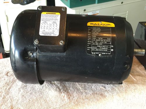 Baldor 5hp 3 phase motor w/ magnetic switch for sale