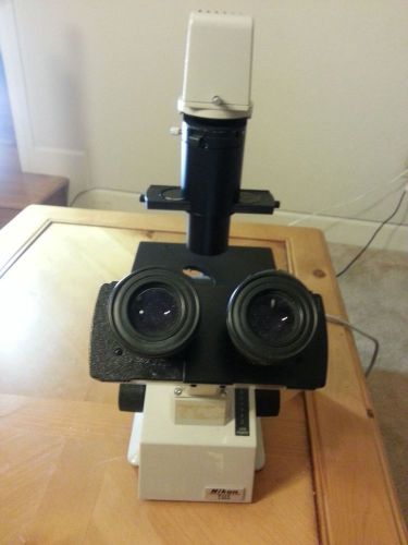 Nikon TMS Phase Contrast Microscope With 4 Objectives