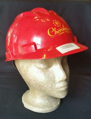 Cherokee Casino Tulsa Hardhat Hotel Red Yellow Hat Oil Field Construction Promo