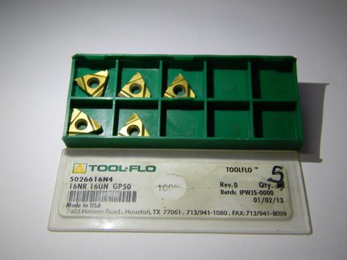 Tool Flo 16NR 16UN GP50 Carbide Inserts 5026616N4