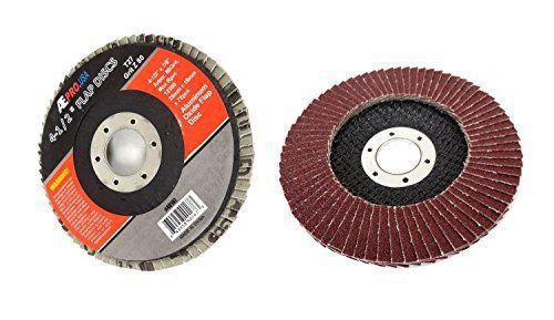 ART PRO.USA T27 Grit Z 80 Aluminum Qxide Wheel Flap Flap Disc  4-1/2&#034; -Inch x 7/