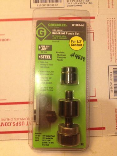 New greenlee 7211bb-1/2 slug-buster knockout punch 1/2&#034; conduit 22mm 00042 #4579 for sale