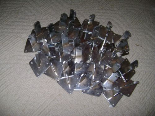 HEAVY DUTY METAL BRACKETS/HOOKS  USES NAILS TO ATTACH 34 IN ALL