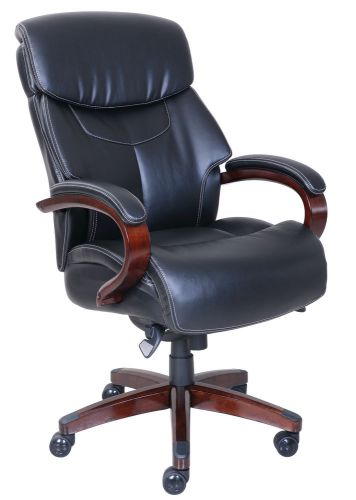 La-Z-Boy 46089 Leather Executive Office Chair, Black - FREE SHIPPING