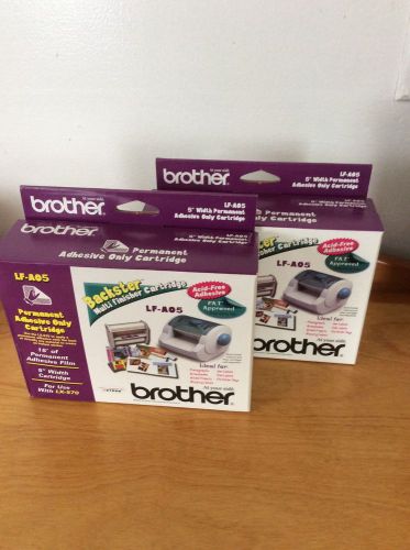 Lot Lot of Two- Brother LF-A05 Backster Multi-Finisher Cartridge Sealed