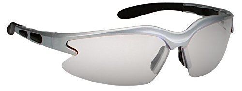 Delta Track Stylish Safety Glasses - HC906-1 Clear Silver Mirror Lens with