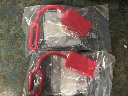 TWO Anderson 50 Amp Battery Connector Dust Boot Covers, Red