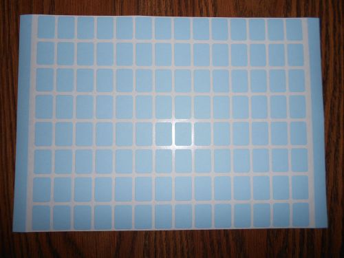 Self adhesive labels  2800 labels .625&#034; x .875&#034; pastel blue for sale