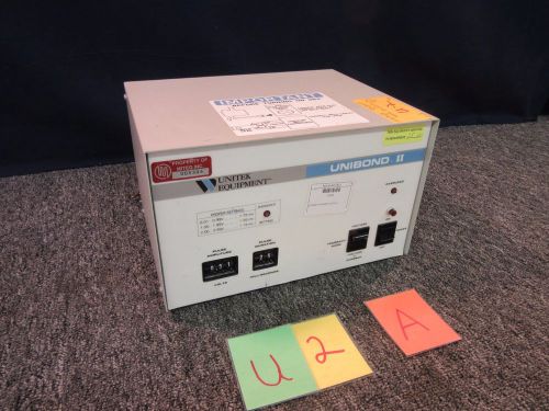 UNITEK EQUIPMENT UNIBOND II UB2 BONDER BONDING POWER SUPPLY WELDING USED A