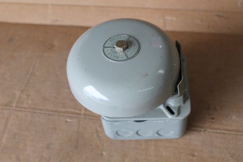 Vintage used metal wheelock signals inc fire alarm system bell ringer for sale