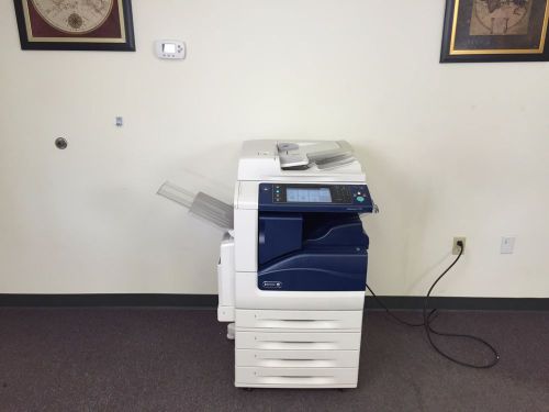 Xerox Workcentre 7535 Color Copier Machine Network Printer Scanner Fax Finisher