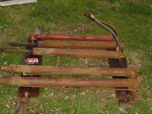Lot of 5 Large Hydraulic Cylinders 2 1 1/2&#034; rod 3 1/2&#034; 2 3/4&#034; case 36&#034; 48&#034;  tool
