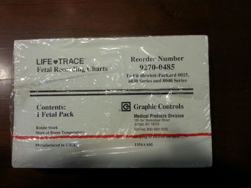 Graphic Controls Life Trace Recording charts 9270-0485