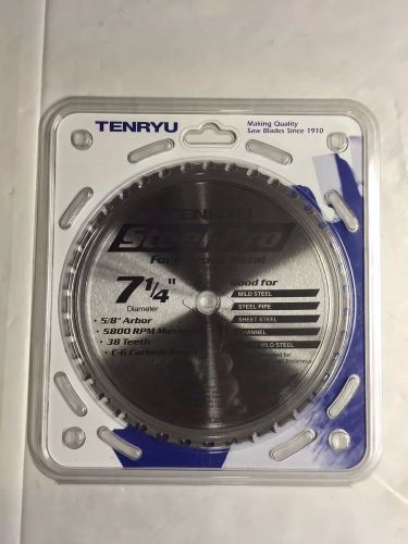 Tenryu 7-1/4&#034; X 5/8&#034; 5800 RPM 38 Teeth SteelPro Blades