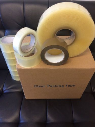 Clear Packing Tape 2&#034; X 110 Yards 50 Microns
