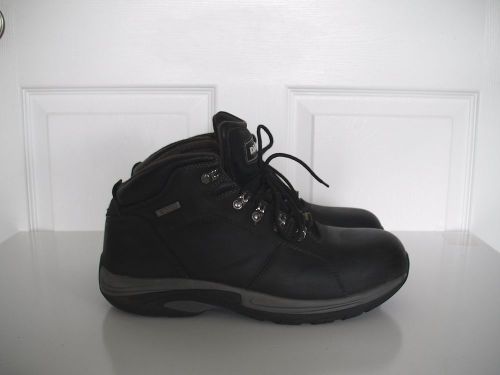 DieHard Men&#039;s Work Boots Black &amp; Gray Size 12 US EU 46 Steel Toe (WATERPROOF)