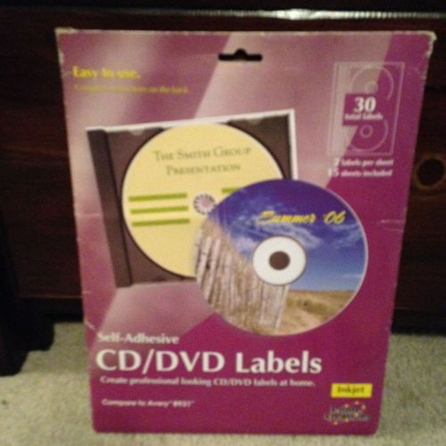 Self-Adhesive CD/DVD Labels (1 Pack)