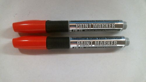 Paint markers med. tip (mighty marker) orange 2 each permanent--pm-23 arromark for sale