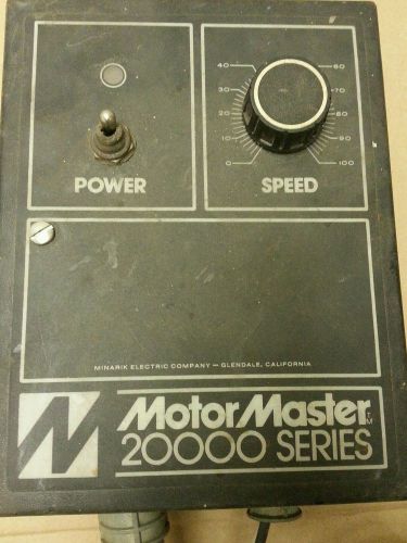 Minarik Motor Master 20000 Series    Used