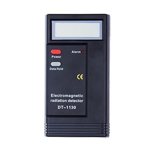 Sunsbell LCD Display Electromagnetic Radiation Detector EMF Meter Black